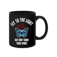 thumbnail image 2 of Fly To The Light, Butterfly Mug - Smartprints Designs,, 2 of 4