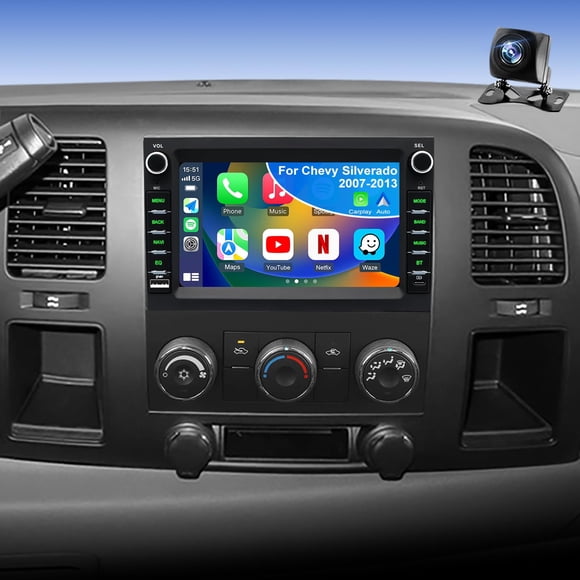 Radio para auto iCarSEPTON con pantalla táctil de 7" 5G WiFi y GPS
