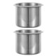thumbnail image 1 of 2 portavasos empotrados para barco: portavasos de acero inoxidable para autocaravana, riel para coche, barco, furgoneta, reposabrazos, sofá y mesa., 1 of 6