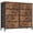 Rustic Brown, variant on MUTUN Dresser for Bedroom, Commode De Chambre, 10 Storage Tall Fabric Drawer Dresser for Living Room Closet Hallway Entryway, Chest of Drawers, Organizer Unit, White