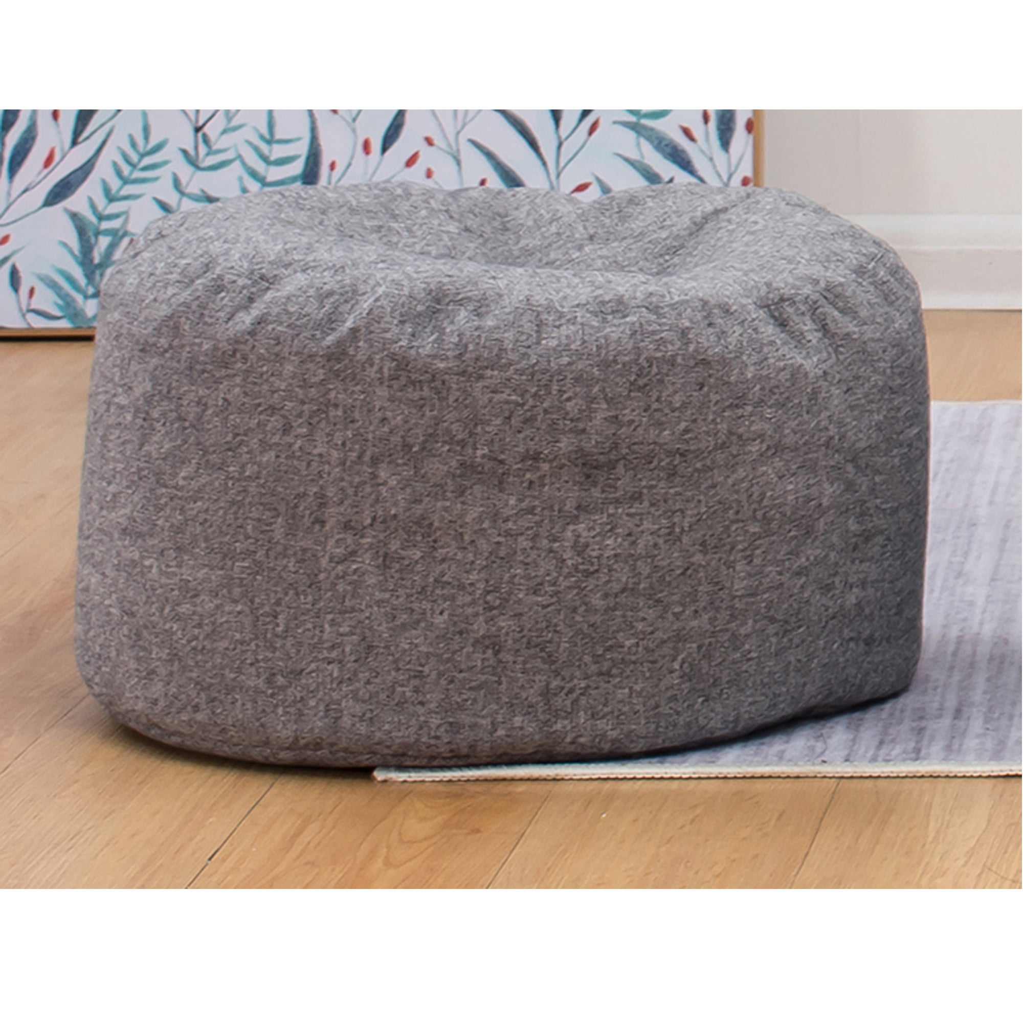 Colors Bean Bag Cover Ottoman Footstool Round Stool Chair Cover without Filling 