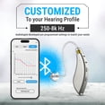 thumbnail image 3 of BlaidsX Pro Programmable Hearing Aids for Adults with Mobile App Hearing Test & Noise Cancellation, Hearing Aids for Seniors with Bluetooth, Dual Mic & 48 DSP Channels - Left Ear - Gray, 3 of 10