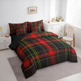 thumbnail image 3 of Castle Fairy Minimalist Plaid Stripes Twin Bedding Sets,Vintage Bedding Comforter Set, 3 of 8
