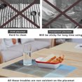 thumbnail image 3 of Elegancia para el comedor, manteles individuales de vinilo tejido de PVC azul marino para cocina y comedor, tapetes antideslizantes resistentes al calor, juego duradero y reutilizable, fácil de, 3 of 5