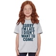 thumbnail image 3 of I Didn't Want to Come Introvert Funny Crewneck T Shirts Boy Girl Teen Brisco Brands S, 3 of 6