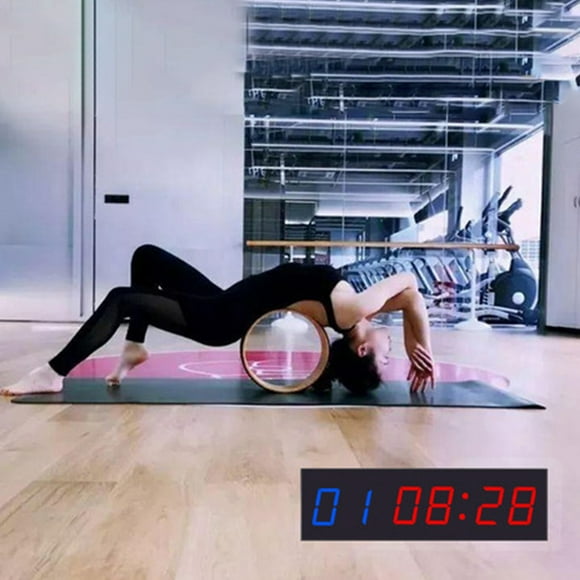 Dvkptbk Portable Gym Timer,Large LED Digital Vertigo Display, Home Gym Accessories Upgraded Workout Timer for Gym Home Garage Scools Interval Training Timer Other on Clearance