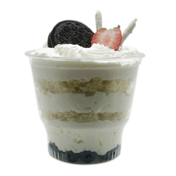 4U'LIFE 12 oz. CrystalClear Plastic Icecream Cups, Dessert Cups