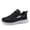 Black, variant on Comfort Men's Wide-Fit Athletic Sneakers - Easy Slip-On, Breathable Casual Running Shoes with Durable MD Sole for All Seasons