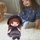 thumbnail image 2 of Fluffy Rag Doll Plush Stuffed Toy Soft Gifts with Hat Skirt Princess , Little Girls Sleeping Partner Companion Toys for Gifts Yellow, 2 of 4