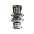 thumbnail image 3 of Glass Vase Hydroponic Vase Simple Flower Arrangement Table Flower Pot Decorative Big Gray, 3 of 9