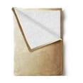 thumbnail image 2 of Brown Soft Flannel Fleece Blanket, Abstract Gradient Display Soft Pale Brown Colored Plain Modern Digital Design, Cozy Plush for Indoor and Outdoor Use, 70" x 90", Pale Brown Cream, by Ambesonne, 2 of 5