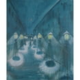 thumbnail image 3 of Walter Gramatté 12x14 Black Modern Framed Museum Art Print Titled - Nocturnal Street (Street by Night) (1922), 3 of 5