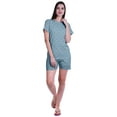 thumbnail image 2 of Moomaya T-Shirts pour Femmes à Manches Courtes en Coton Doux Pyjama pour Femmes Nuisette Décontractée, 2 of 6