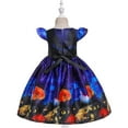 thumbnail image 2 of Girls Kids Halloween Witch Dress with Hat Smooth Princess Skirt Dress up, 2 of 8
