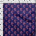 thumbnail image 2 of oneOone Georgette Viscose Fabric Floral Block Fabric Prints By Yard 42 Inch Wide, 2 of 4