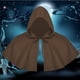 thumbnail image 5 of Capa de Halloween, capa de cosplay, capa corta, disfraz, capa con capucha, poncho, medieval Café, 5 of 9