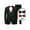 Blank, variant on 5pcs Men Suit Blazer Jacket Vest Pants 2 Bows Shawl Collar One Button Slim Fit Tuxedo Set Business Wedding Men Suit Premium Classic Groomsmen Bridegroom Suit
