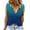 Blue, variant on Lindreshi Tank Tops for Women Women's Fashion Casual Printed Vest V-Neck Sleeveless Blouse Buttons Tops
