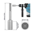 thumbnail image 2 of Sds-max Ground Rod Driver, 30mm Heavy Duty Steel Drill Bit Driver,for Rotaryhammer Drill Grounding Rods (1.18 In) G, 2 of 5