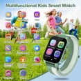 thumbnail image 2 of SHANNA Kids Smart Watch for Boys Girls Aged 4-12,  1.83'' HD Touch Screen with 30 Games and 140 Learning Cards, Music Player Camera Pedometer Story Telling, Green, 2 of 11