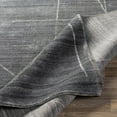thumbnail image 2 of Uttermost Costilla 72x108" Hand Knotted Contemporary Fabric Rug in White/Black, 2 of 6