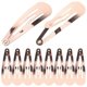 thumbnail image 3 of Retro Hairpin Girls Hair Accessories Simple Design Rectangular Clip Metal 10Pcs, 3 of 5