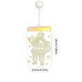 thumbnail image 4 of MesaSe Decorative Christmas Lantern LED Battery Light Bell Deer Light String Acrylic, 4 of 4