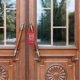 thumbnail image 4 of PU Leather Do Not Disturb Door Hanger Sign Double Side Welcome Please Knock Sign for Dorm Hotel Home Office Meeting Rooms, 4 of 4