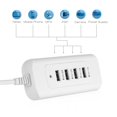 thumbnail image 4 of MesaSe Multiprise avec 4 Ports USB, Rallonge de 4 Pieds, Insert pour Téléphone Intelligent Tablettes Bureau à Domicile, 4 of 5