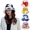 thumbnail image 2 of Sombreros de invierno de piel sintética para mujer, sombrero de pescador panamá para hombre, 2 of 5