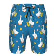 thumbnail image 3 of Fotbe Cartoon Goose Trajes de Baño Estampados para Hombre, Shorts de Verano de Secado Rápido, Ropa de Playa, Bañadores-XX-Large, 3 of 6