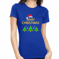 thumbnail image 3 of Womens Merry Christmas Shirt Funny Christmas Shirts for Women 100% Super Soft Cotton Christmas Spirit, 3 of 9