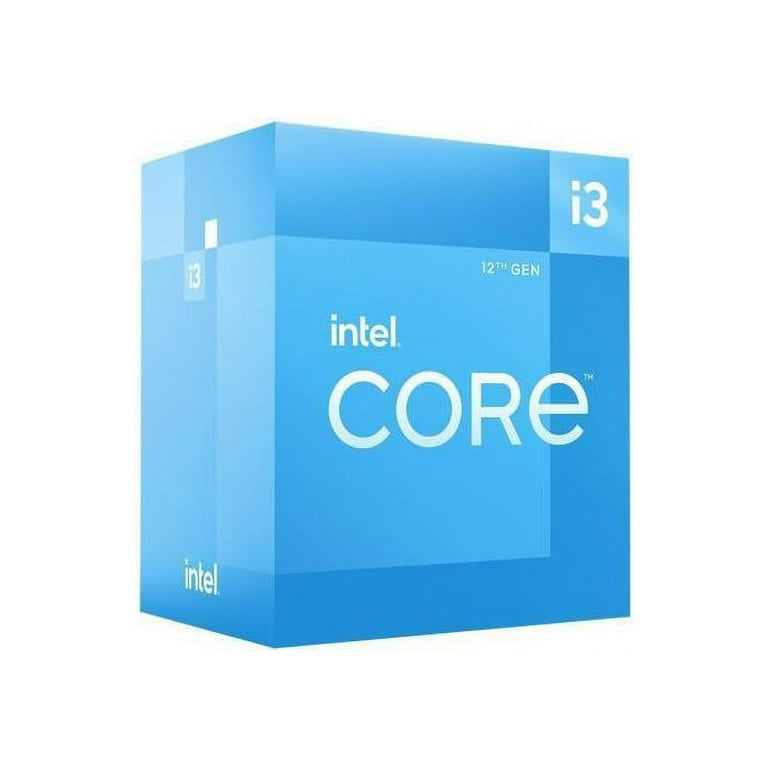 Intel Core i3-12100 CPU - 4 Cores, 8 Threads, 4.30 GHz Turbo