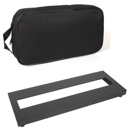 Pedal Board for Guitar for Bass Effects Pedal Small Mini 15 x 5 inche with Carry Bag