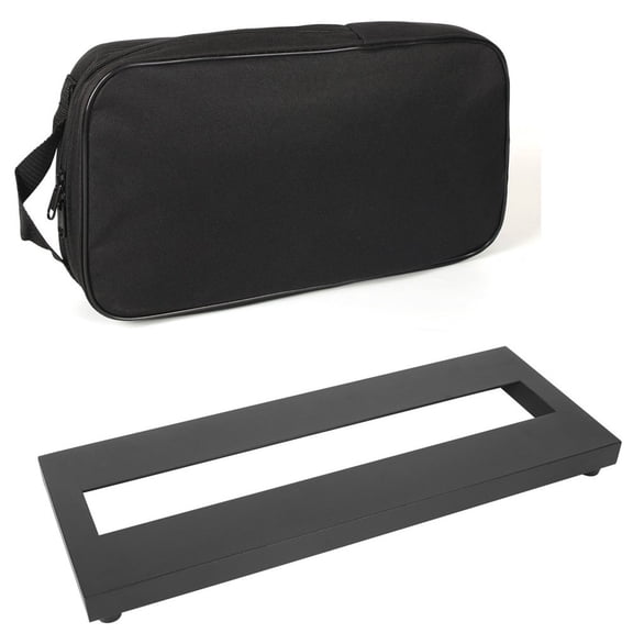 Pedal Board for Guitar for Bass Effects Pedal Small Mini 15 x 5 inche with Carry Bag