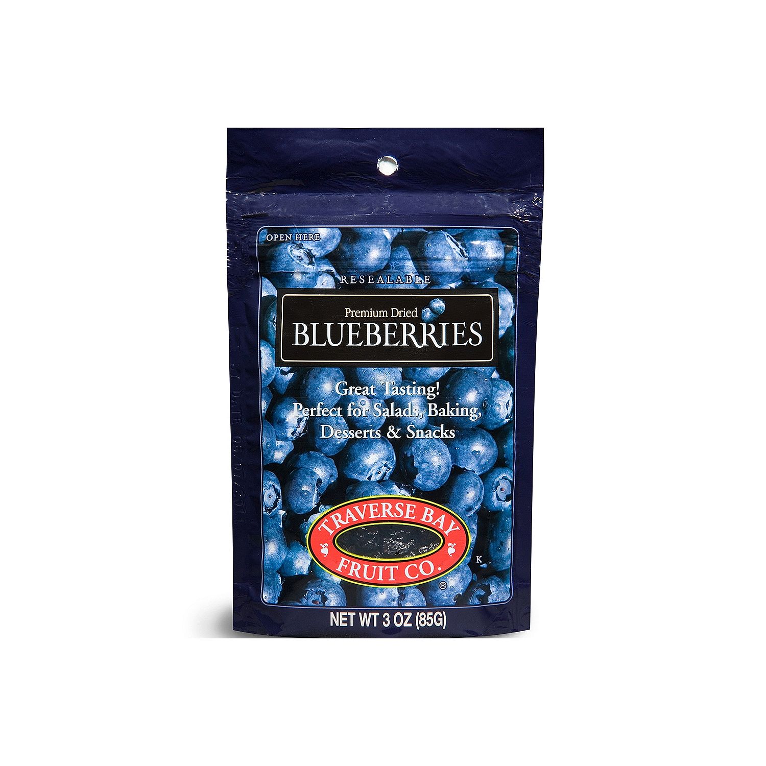 Traverse Bay Dried Blueberries, 3oz (12pk)