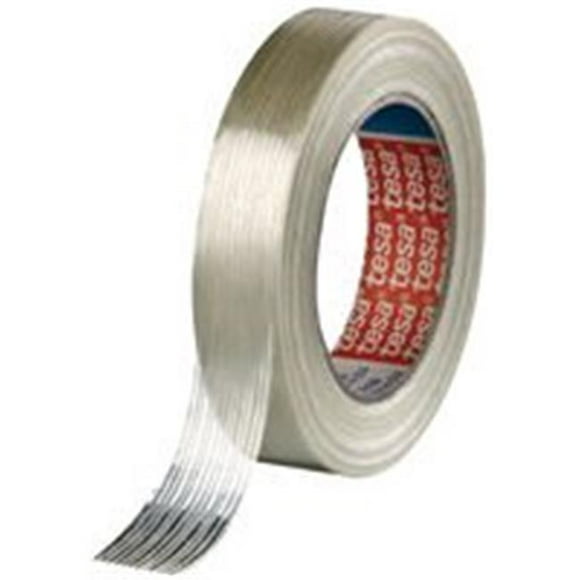 Tesa Tapes 744-53327-09001-00 Economy Grade Filament Strapping Tape, 0.75 x 60 Yd,. Clear