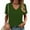 Green, variant on Women's V Neck T Shirts Casual Short Sleeve Summer Basic Tops Tees