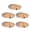 Gold, variant on Yammee 5Pcs Strong Magnetic Brooch Converter Clothing Magnet Buckle Brooch Converter for Scarf Clasp Name Label Enduring