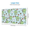 thumbnail image 2 of Sikiie Cute Floral Frog Mouse Pad, 16x29.5 Mousepad Desk Mat in Anti-Slip Rubber Mousepads Mat for Game Office Laptop Computer, 2 of 8