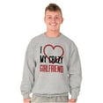 thumbnail image 5 of Funny Cute Set for Couples Matching Men's Crewneck Sweatshirt Brisco Brands S, 5 of 7