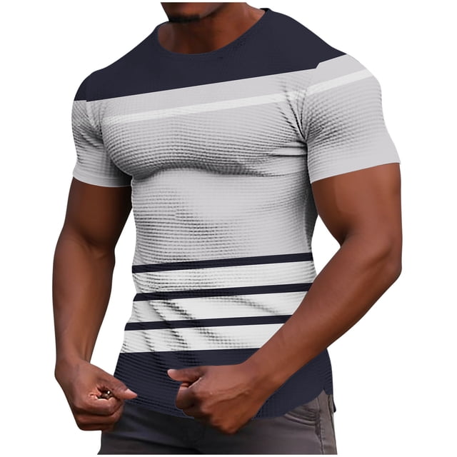Camisas de Manga Larga Casual Elegante Suelto Elástico de Impresión de Cuello Redondo de la Moda para la Primavera Y el Verano