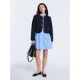 thumbnail image 3 of Free Assembly Women's Collarless Nubby Jacket with Long Sleeves, Sizes XS-XXL, 3 of 6