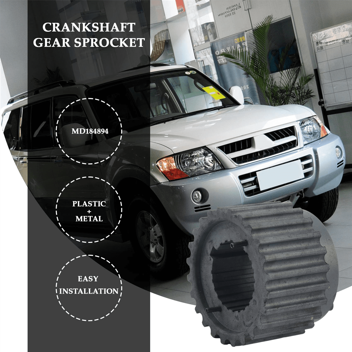 MD184894,MD184901,MD309036,MD008959 Crankshaft Gear Sprocket