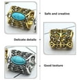 thumbnail image 3 of Miangastore 3pcs Vintage Hollow Scarf Rings Rhinestone Scarf Clips Retro Shawl Buckle Clasps, 3 of 9