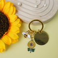 thumbnail image 6 of MOQIN Key Chain -Sunflower Keychains Gifts for Women,Sunflower Inspirational Keyring,Friendship Sunflower Keychain Gifts,Sunflower Bee Keychain for Women Bag Purse Wallet,Graduation Gift, 6 of 9