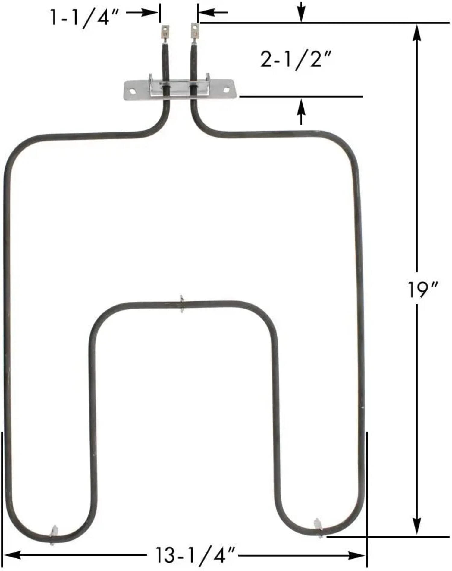 EXACT REPLACEMENT PARTS ERWB44X200 Bake, Broil or Bake/Broil Element (Bake/Broil Element, GE(R))