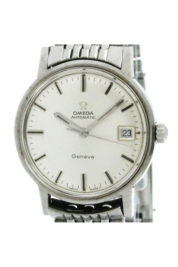 Pre-Owned Vintage OMEGA Geneve Date Cal 565 Rice Bracelet Automatic Watch 166.070... (Fair)