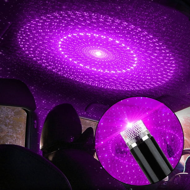 USB LED Car Roof Light, TSV 5V Portable USB Car Interior Starry Light