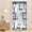 Geometry-1, variant on Boho Shower Curtain Geometrical Fabric Shower Curtain for Bathroom Blue Grey Geometry Lines Textured Waterproof Shower Curtain Set with Hooks 36x72 inches